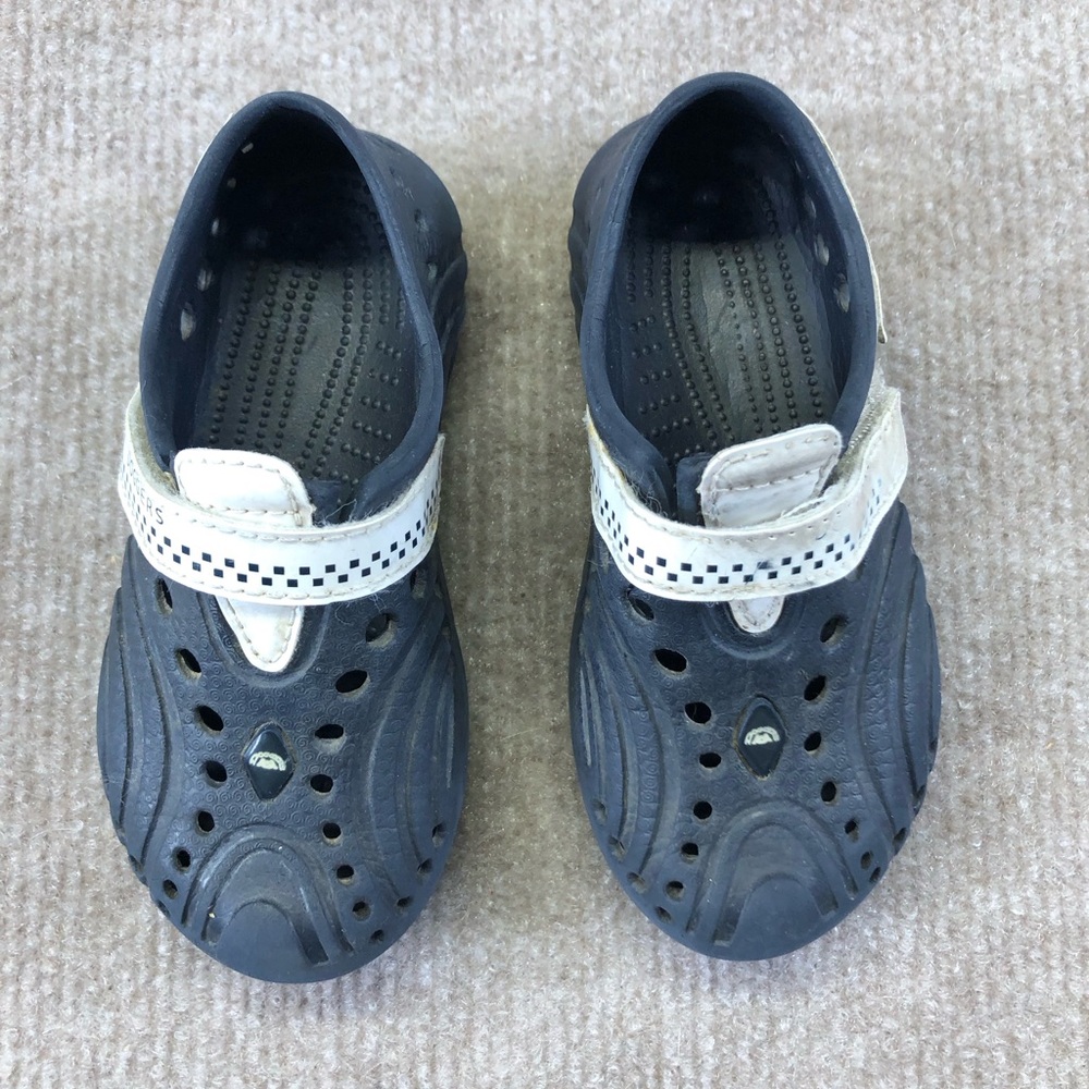 Doggers Toddler Sz 5/6 5 6 Navy White Ultralite Slip On Shoes